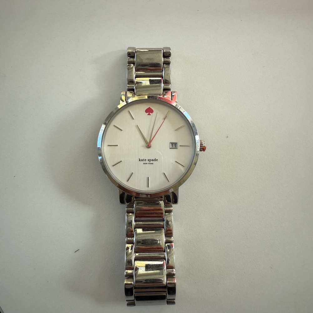 Kate Spade Silver Watch with Cream Dial